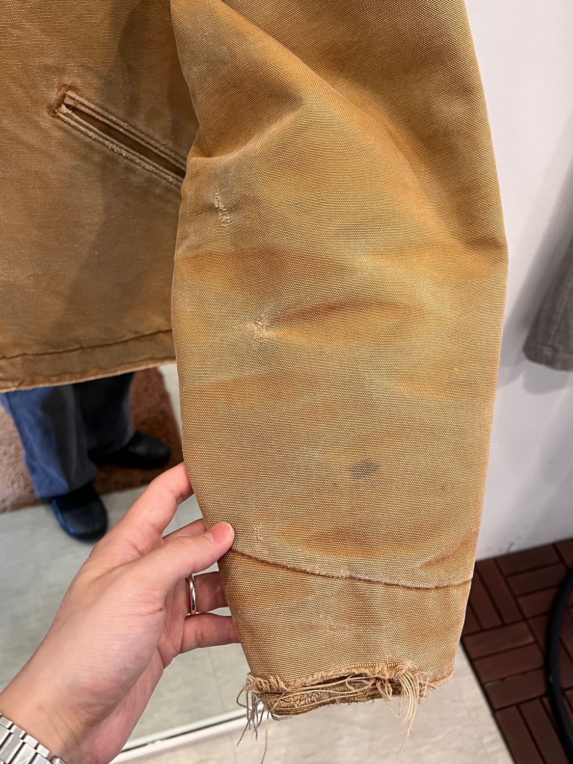 Carhartt 칼하트 덕 캔버스 디트로이트 워크 자켓 (USA) 상품이미지7