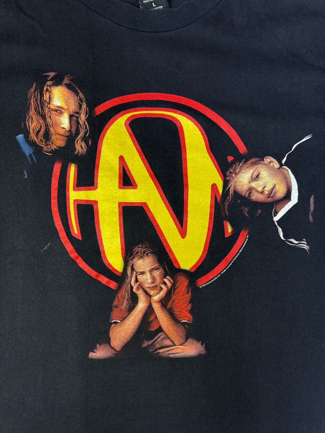 빈티지 90s 밴드 핸슨 Hanson 티셔츠 L 상품이미지2