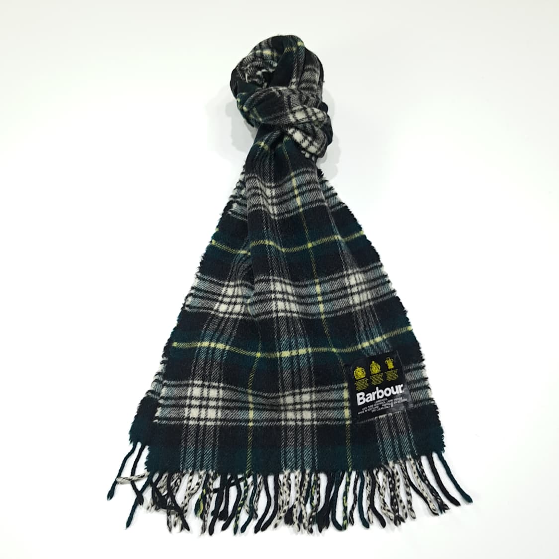 MX559 바버 90s 스코틀랜드판 램스울 하우스타탄 머플러 목도리 상품이미지1