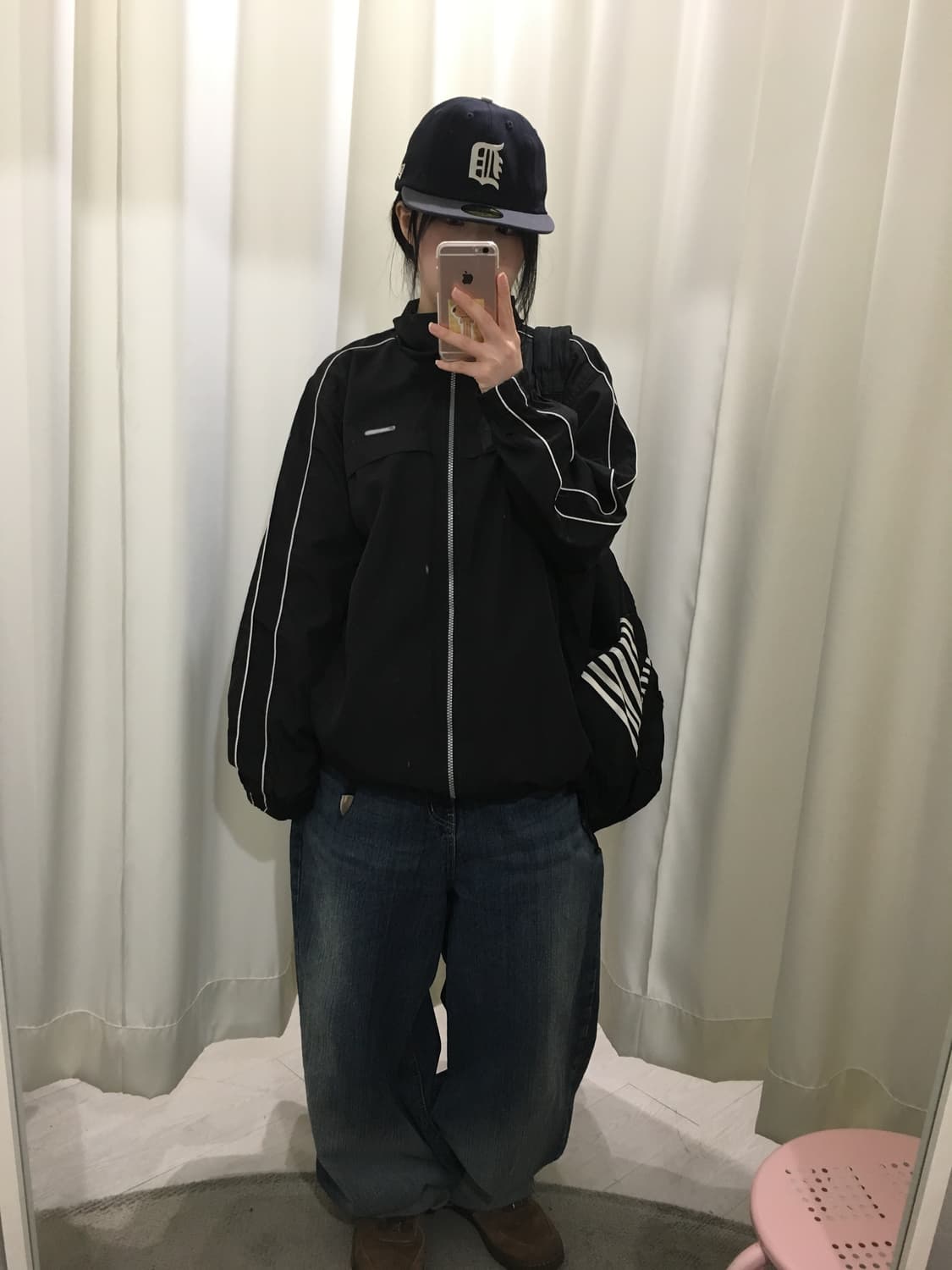사이드라인 오버핏 바람막이 상품이미지5