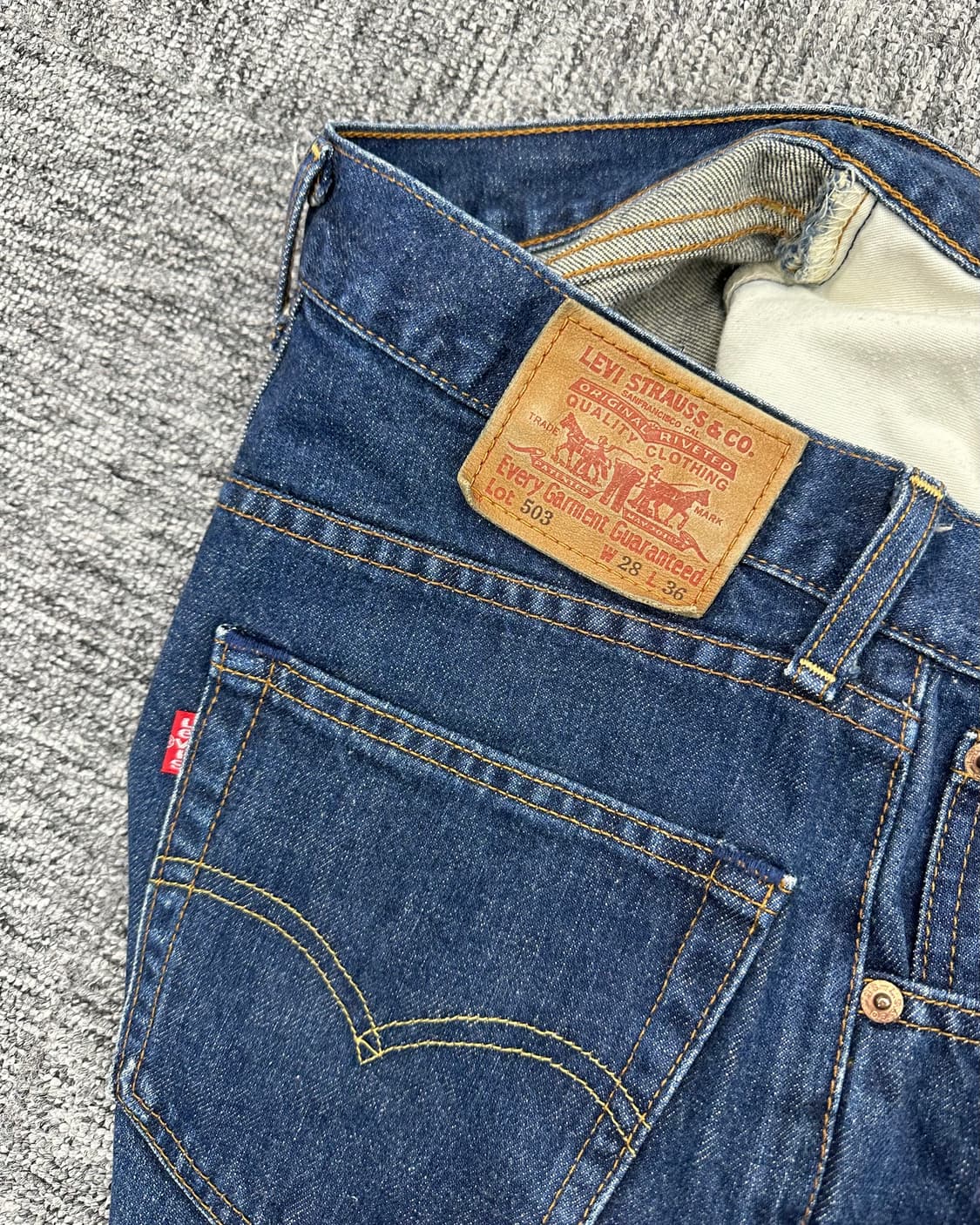 (허단35)90'S 리바이스 503 진청-M1586 상품이미지5