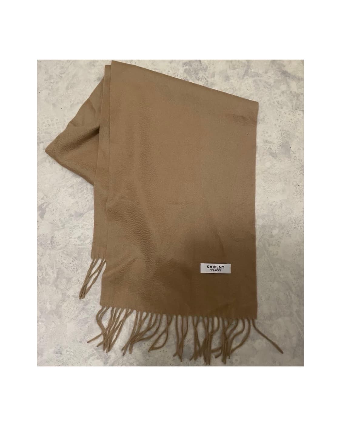 요지 야마모토 캐시미어 머플러 상품이미지1