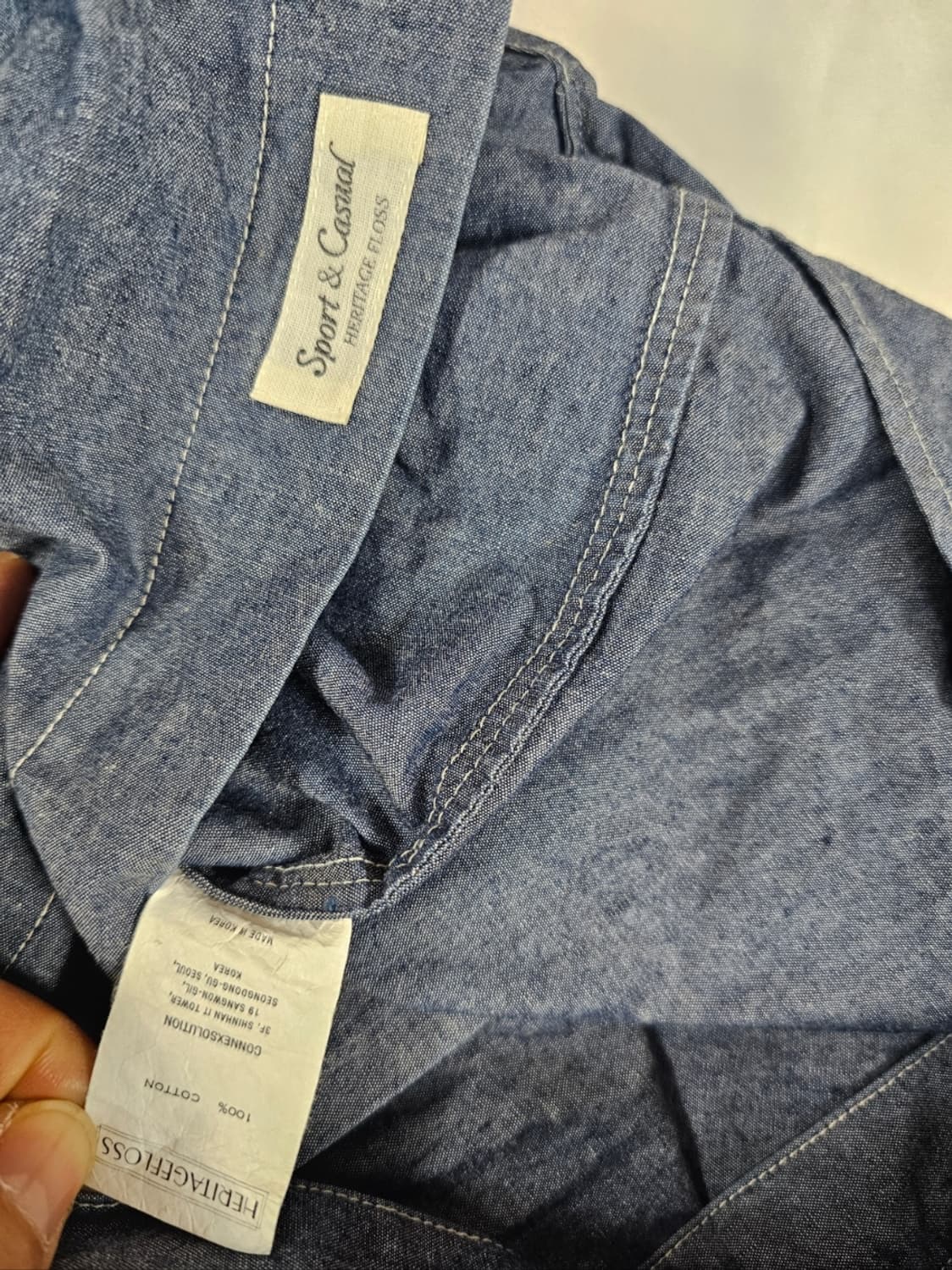 헤리티지플로스데님원피스 상품이미지8