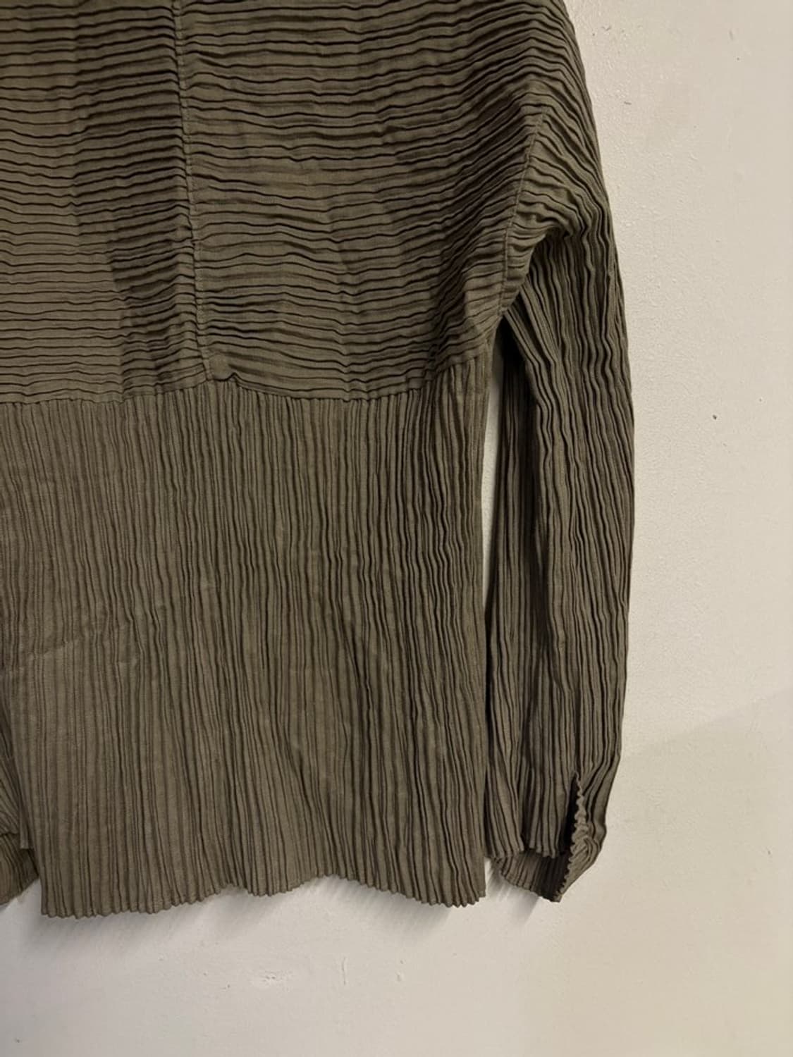 HIROKO BIS Pleated Zip-up Blouse Jacket 상품이미지7