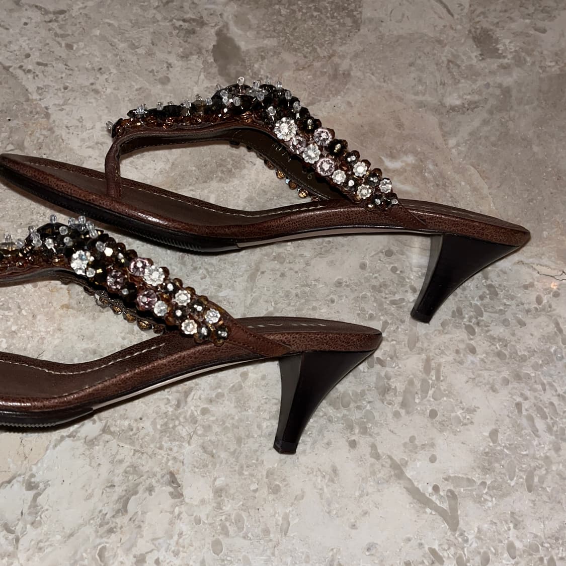 새상품 희귀) 프라다 쥬얼 샌들 상품이미지3