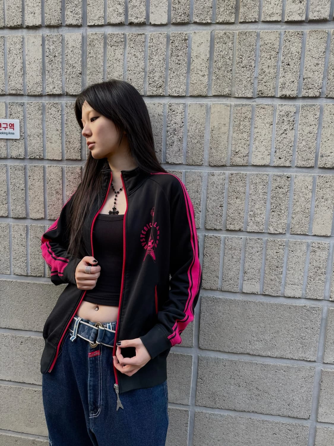 히스테릭 글래머 기타 지퍼 히스걸 집업 상품이미지2