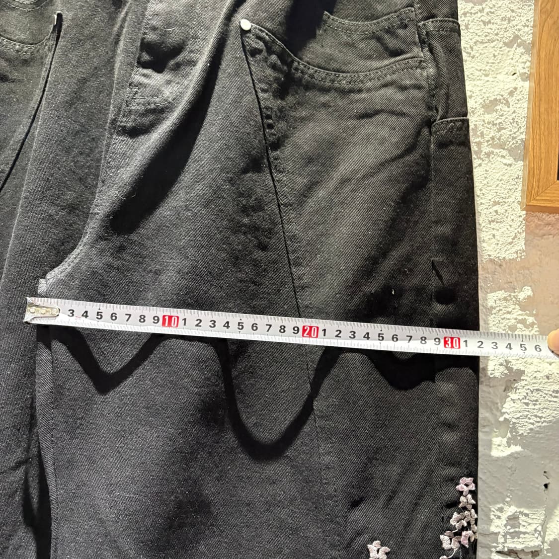 일제빈티지 사쿠라 자수 팬츠 상품이미지8