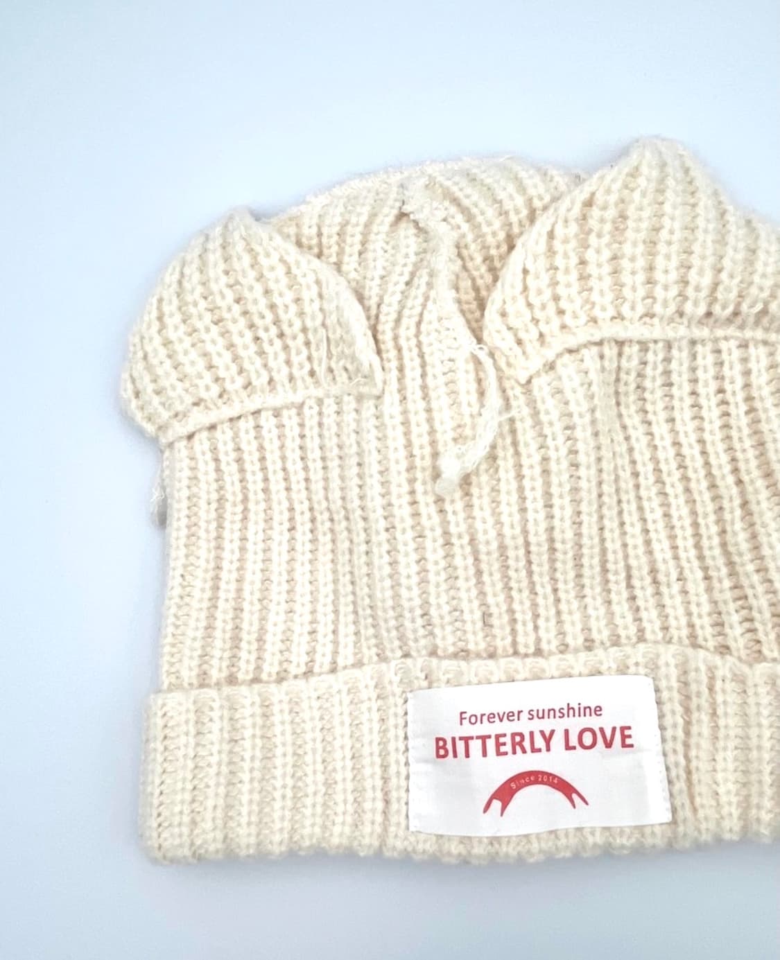 Cat Ear Ribbed Beanie 상품이미지5