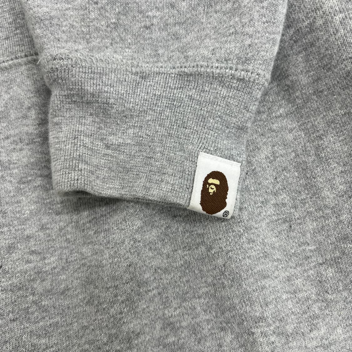 Bape 베이프 컬리지 로고 그레이 후드 원피스 S 상품이미지7