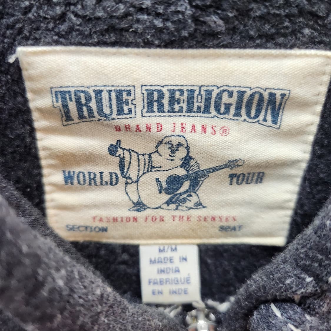 트루릴리전 시그시처 로고 스트치 디테일 후드집업 M(M) 상품이미지4