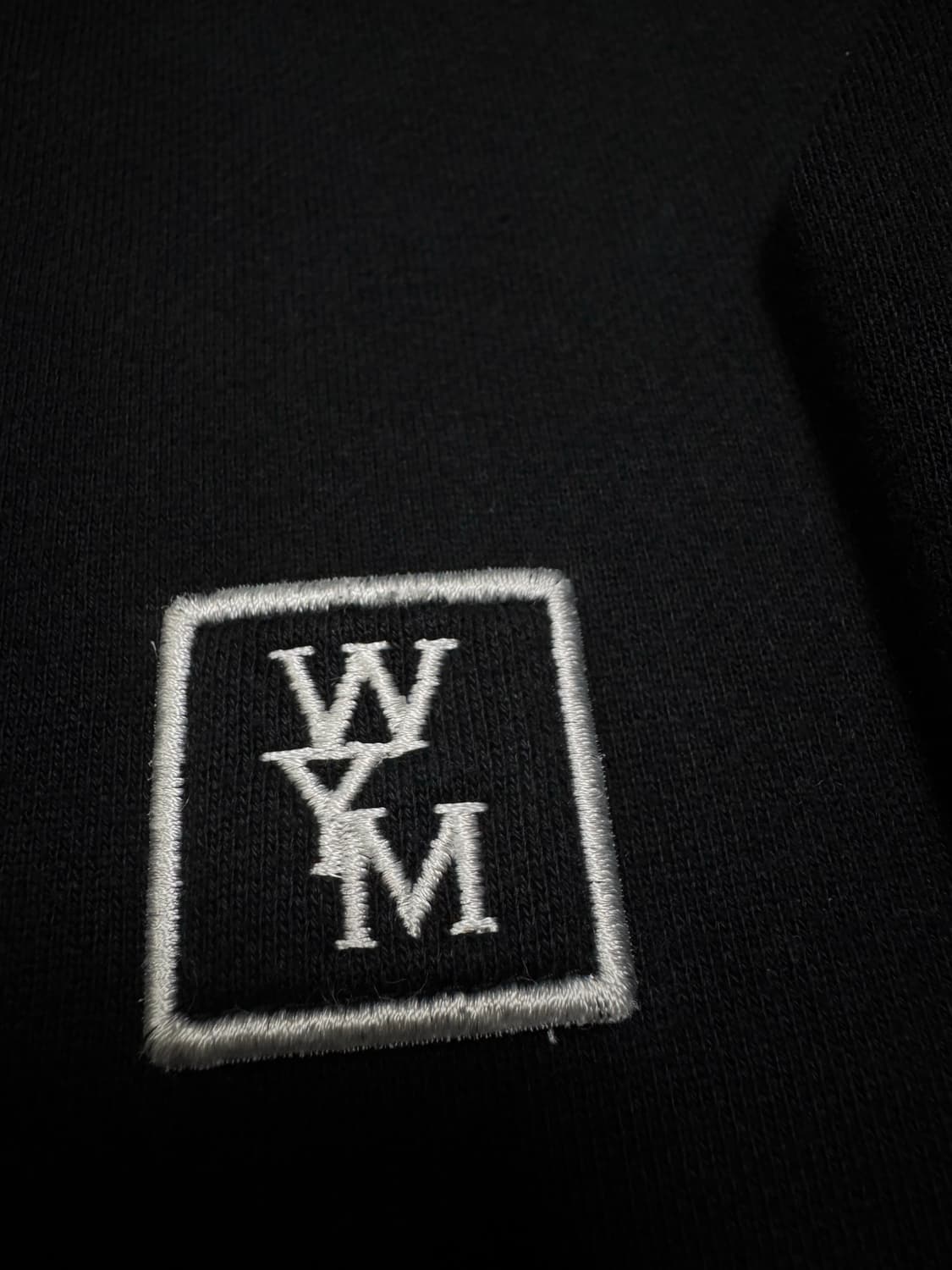 우영미 백로고 후드티 50사이즈 블랙 23SS 상품이미지3