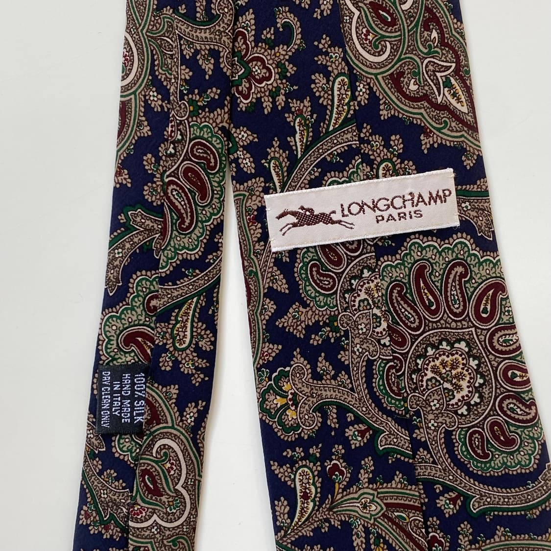 Longchamp 롱샴 페이즐리 명품 정품넥타이8.7cm 상품이미지5