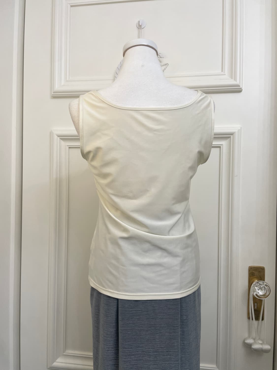 indi green crochet mohair cardigan&ivory 상품이미지10