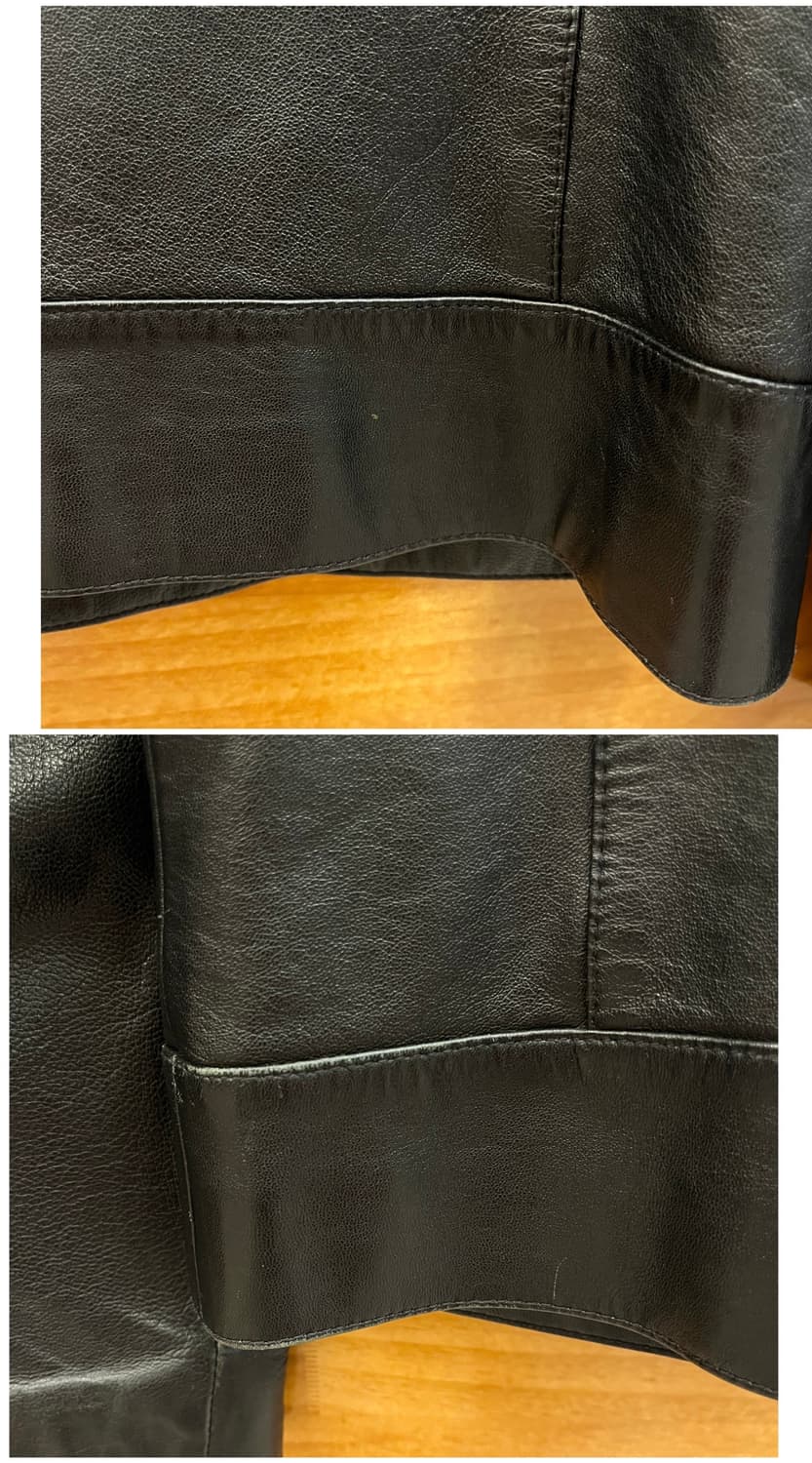 빈티지 양가죽 레더 자켓 블랙 66 #csz4001 상품이미지7