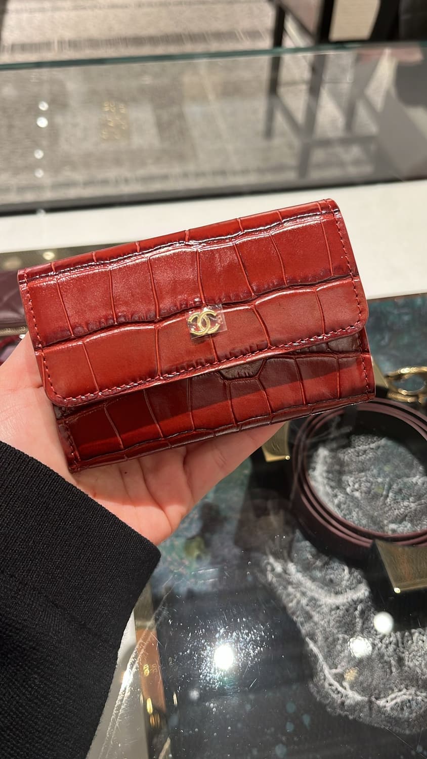 샤넬 크로커다일 카드지갑  상품이미지3