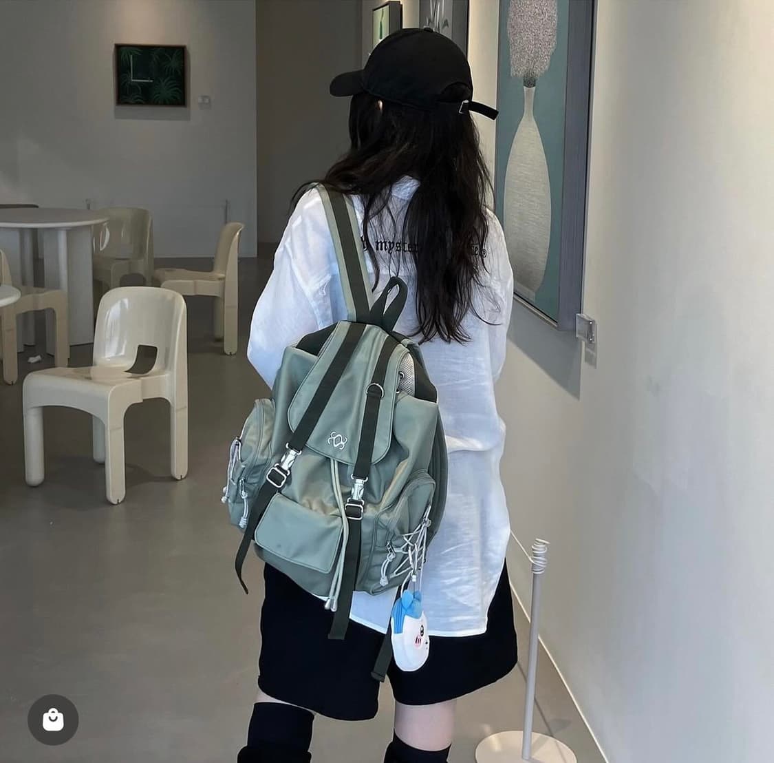 시월107 siweol107 보우 빅백 백팩 가방 상품이미지2