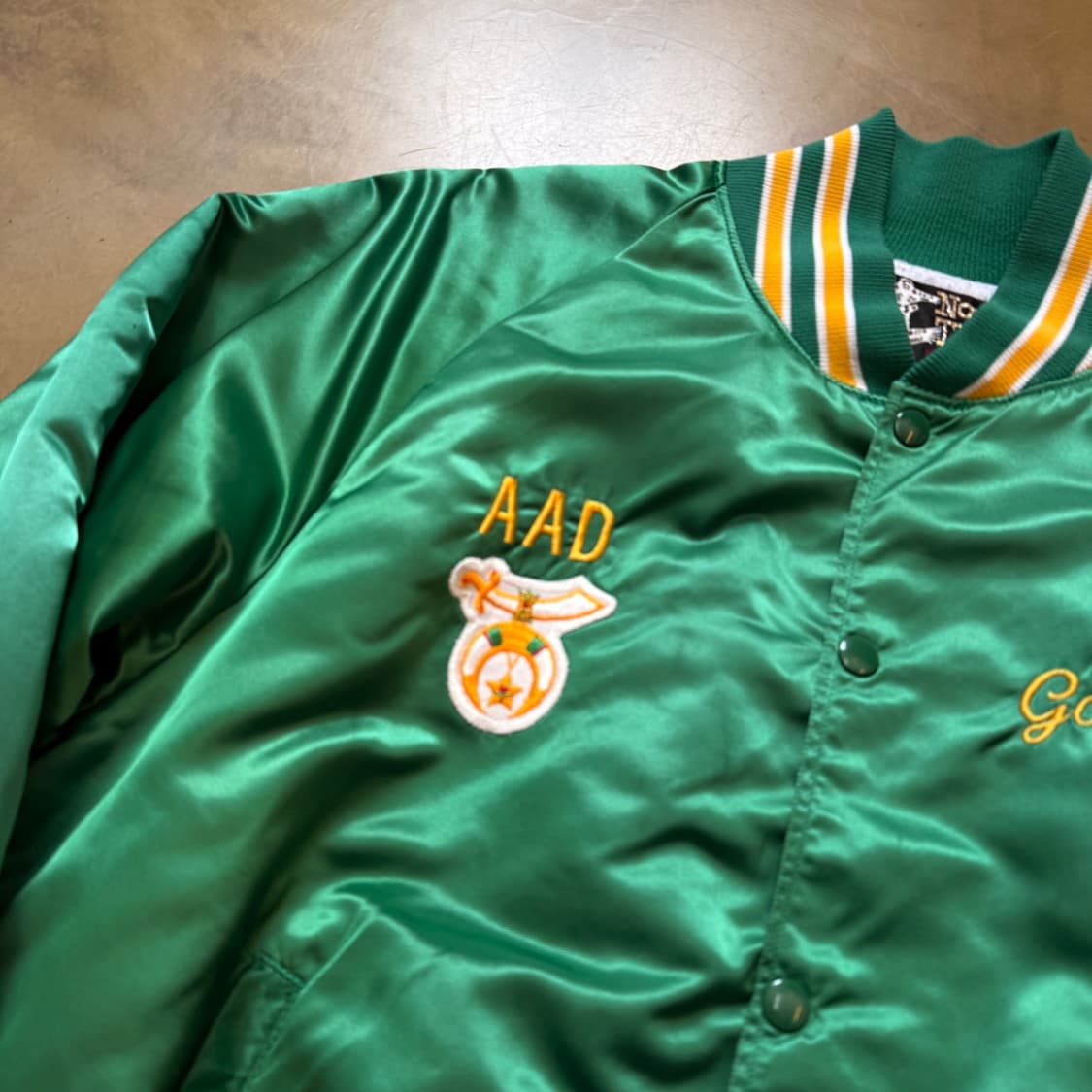 80s NORTH TRAIL MADE IN USA 라이트 바시티 자켓 상품이미지5