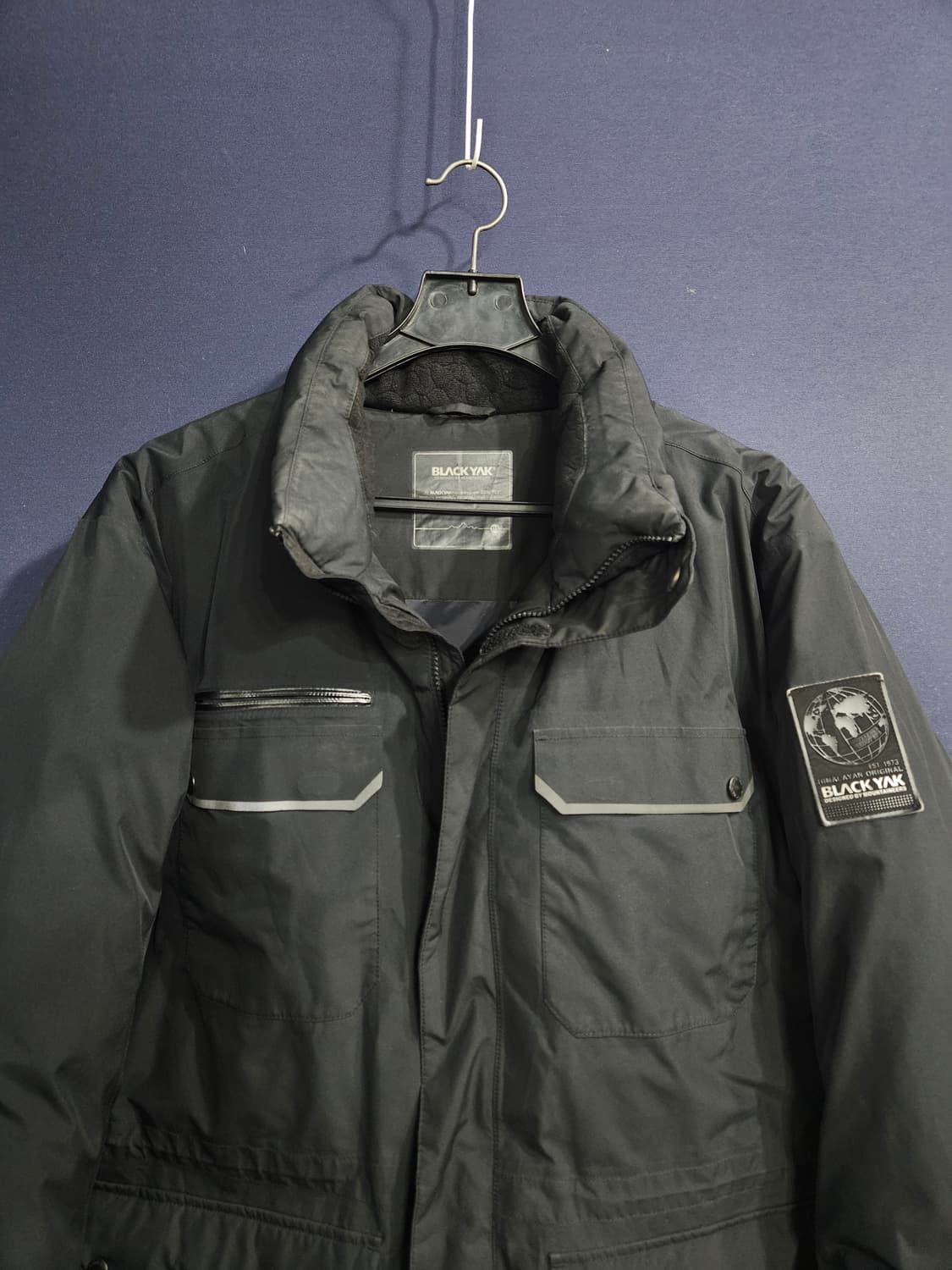 블랙야크 고어텍스 차콜컬러 남성 110~115 구스다운 패딩  상품이미지7