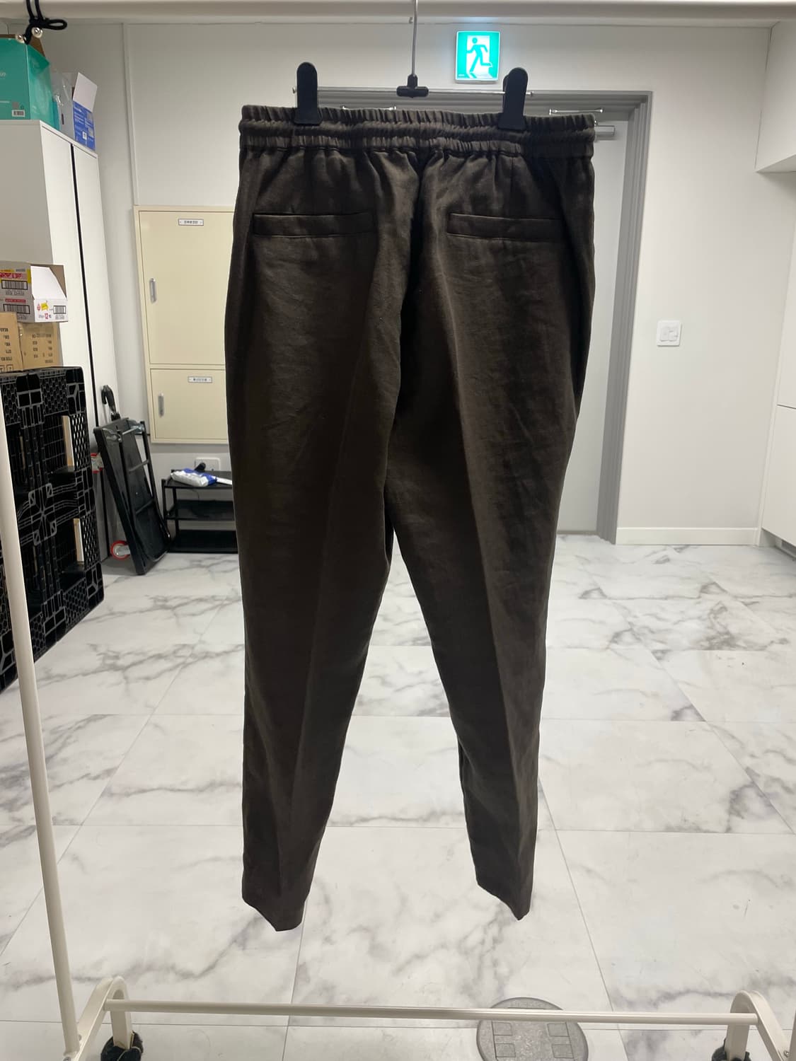 벌스데이수트 프리미엄 리넨 셋업 카키 / M(95-100) 상품이미지5