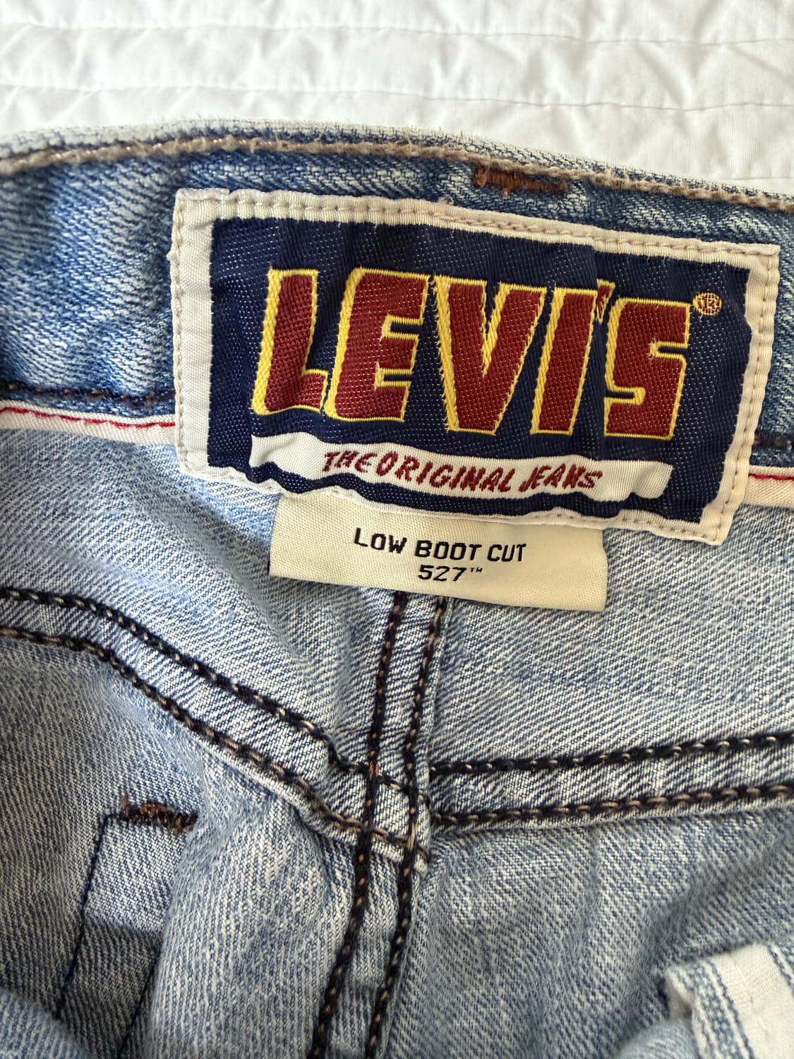 리바이스 527 로우 부츠컷 청바지 상품이미지4