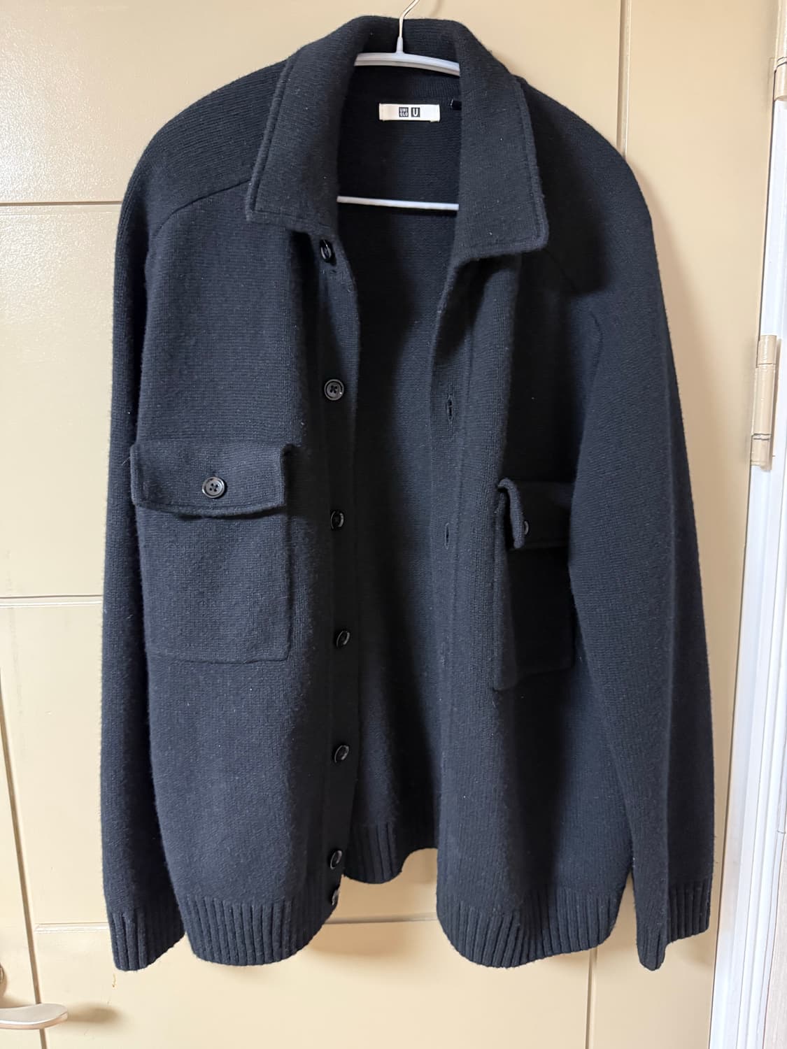 유니클로 u 램스울 니트자켓 XL. 상태굿 상품이미지1
