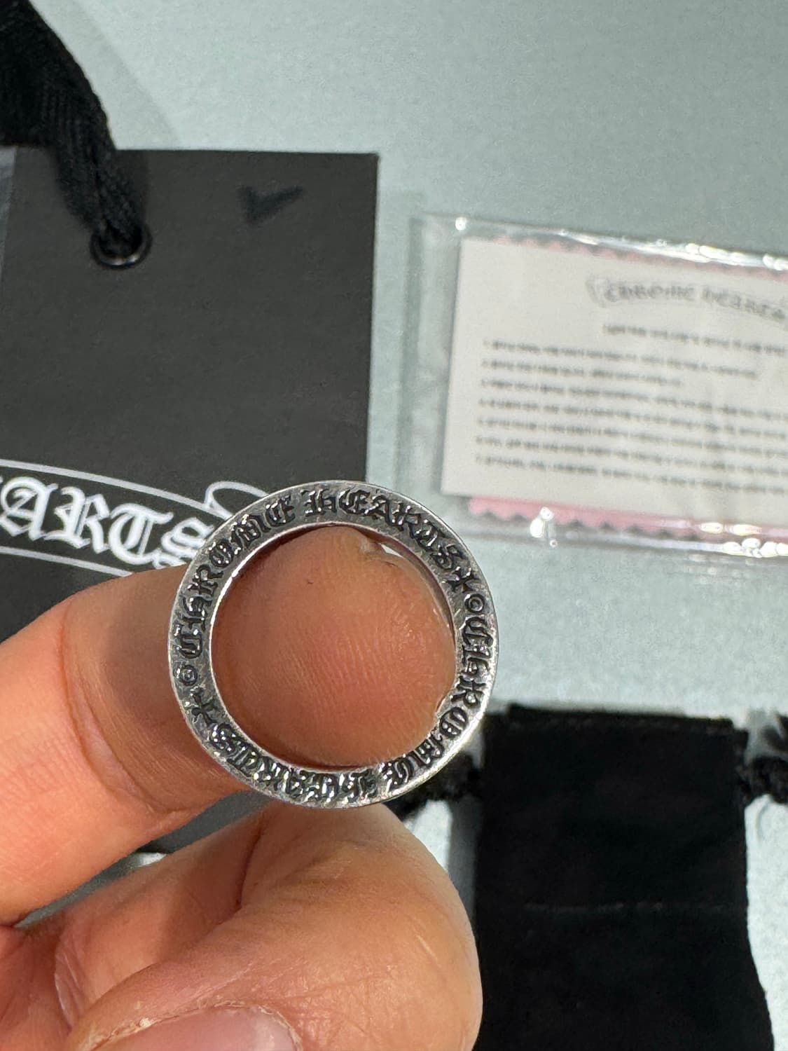 크롬하츠 퍽유링 us사이즈5.5호 상품이미지2