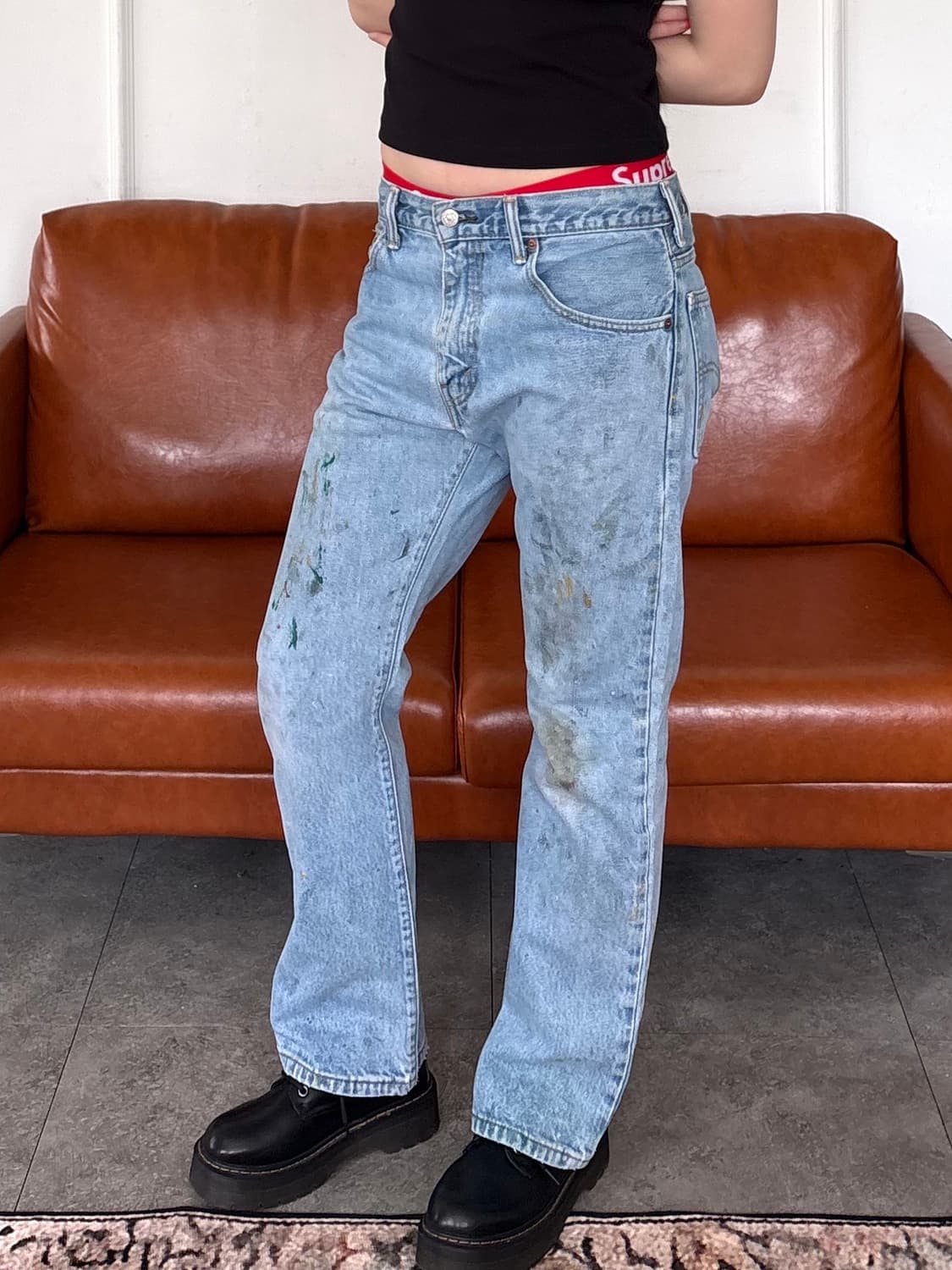 리바이스 517 부츠컷 페인팅 디테일 상품이미지4