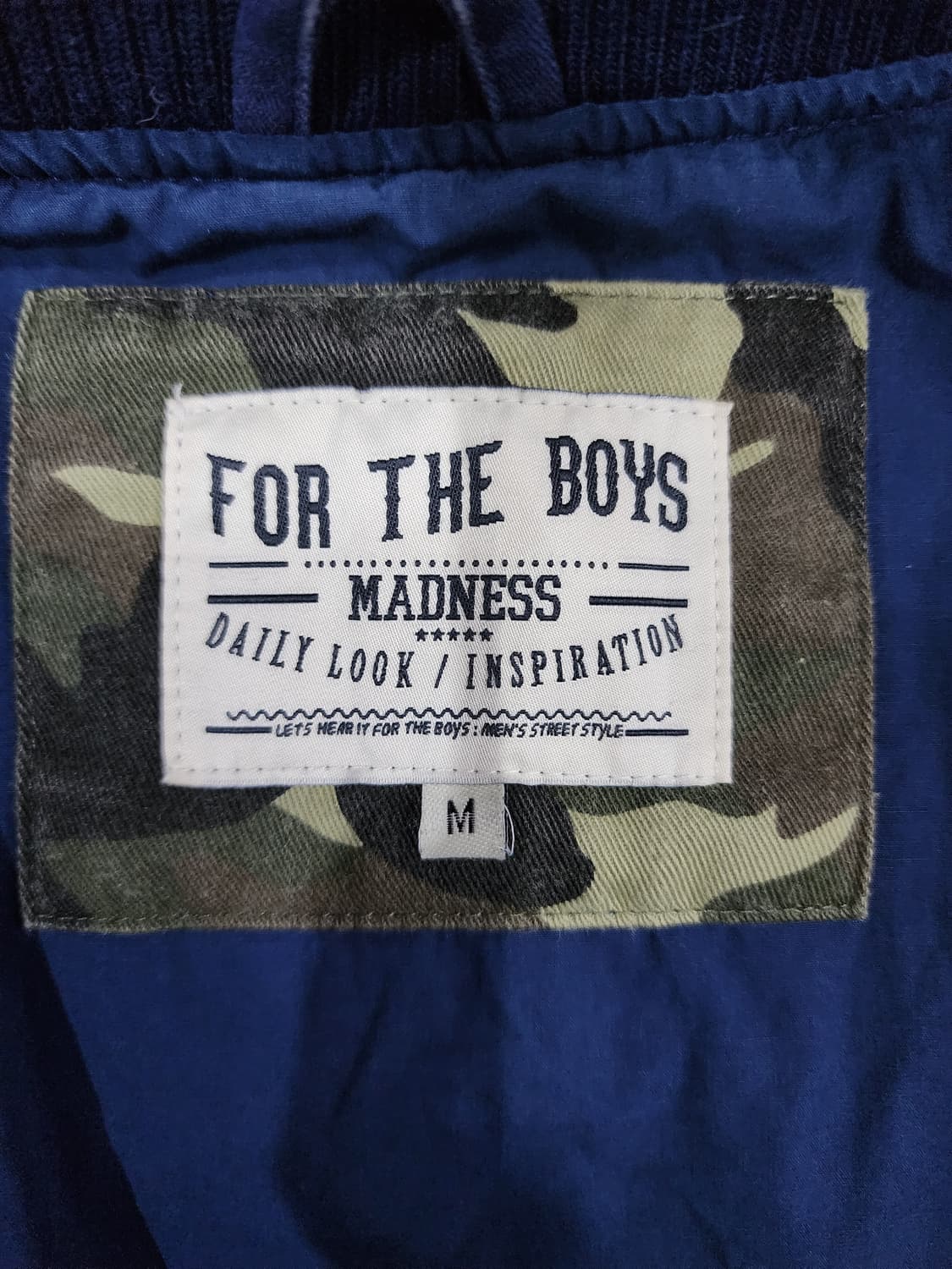 더 매드니스 빈티지 패치 스타디움 봄버 자켓 M 상품이미지8