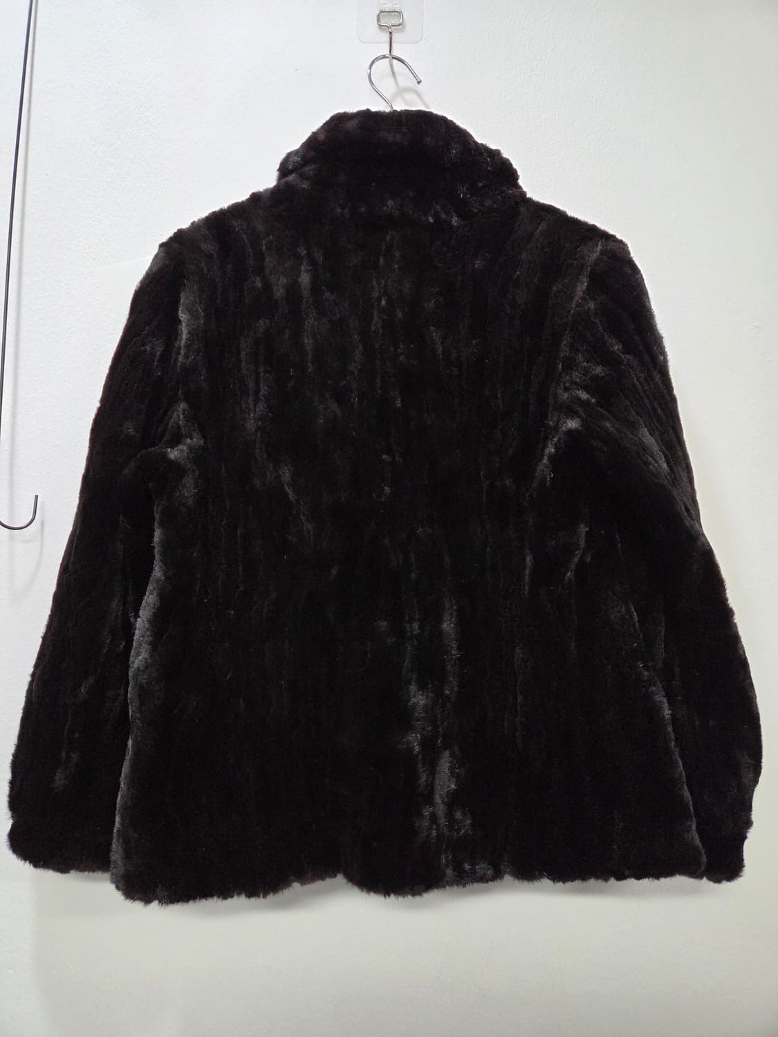 Remix 블랙 여성 밍크 코트 A라인 밍크코트 66 Y2K  상품이미지4