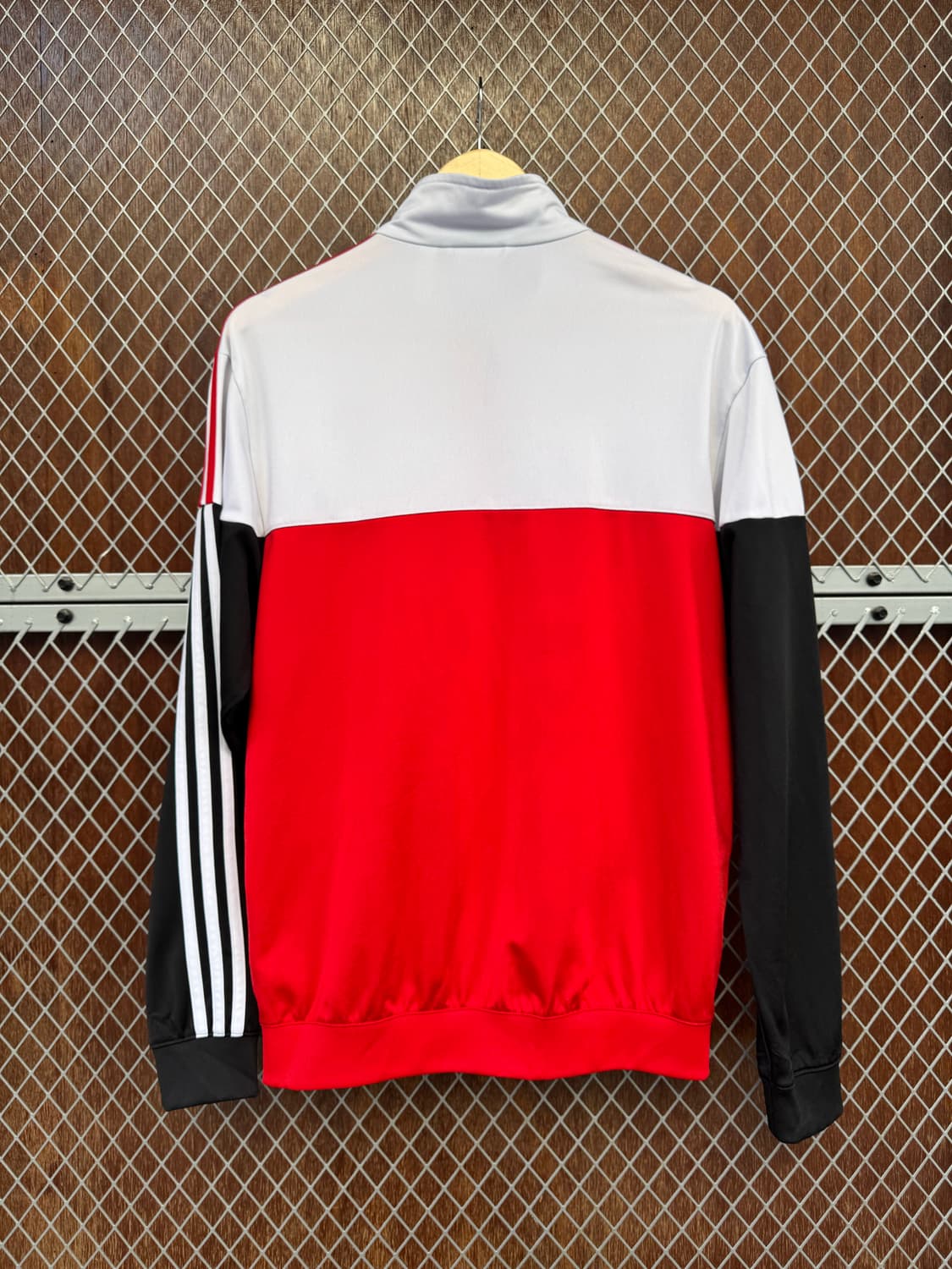 아디다스 파이어버드 스플릿 배색 올드스쿨 집업 져지 트랙탑 자켓 M 상품이미지6