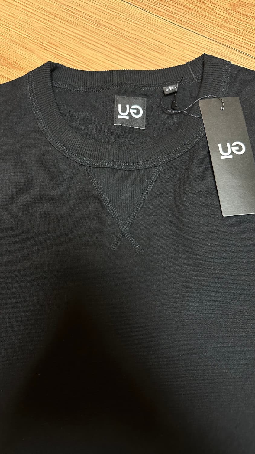 L) GU 언더커버 undercover 스웻셔츠 티셔츠 반팔 맨투맨 블랙 상품이미지2