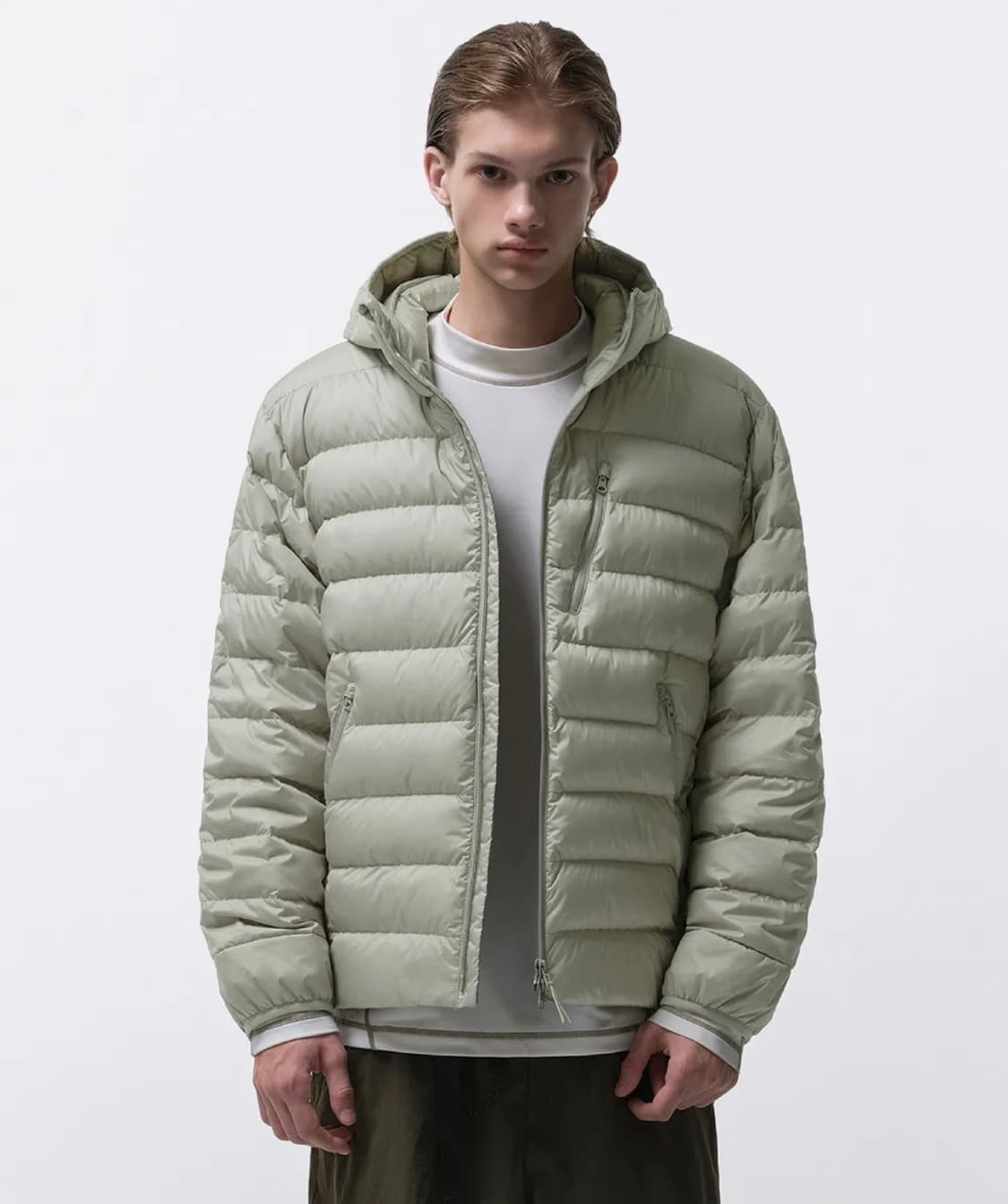 무신사 스탠다드 시티 레저 후디드 경량패딩 상품이미지4