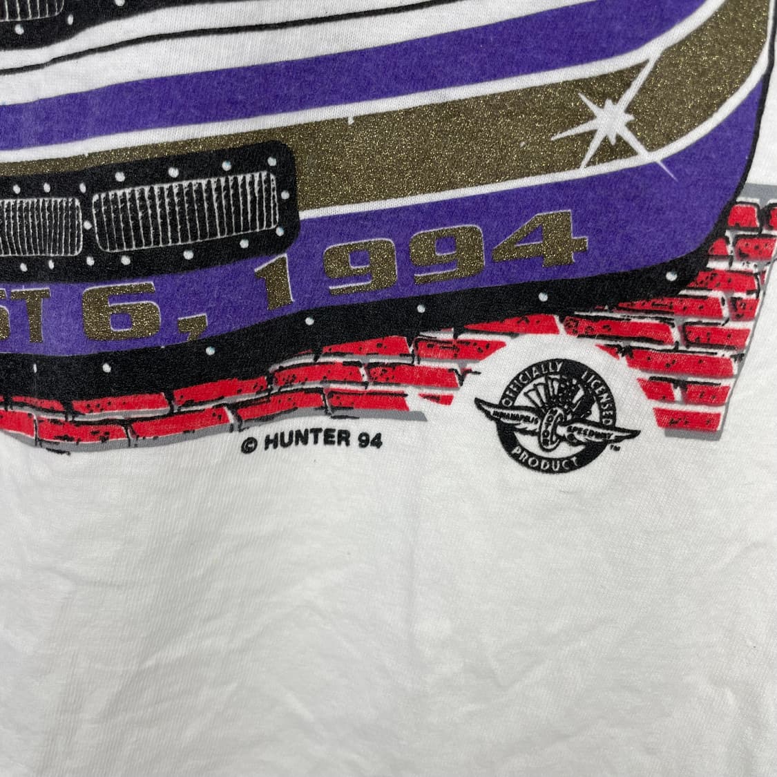 90s 빈티지 레이싱 반팔 티셔츠 상품이미지5