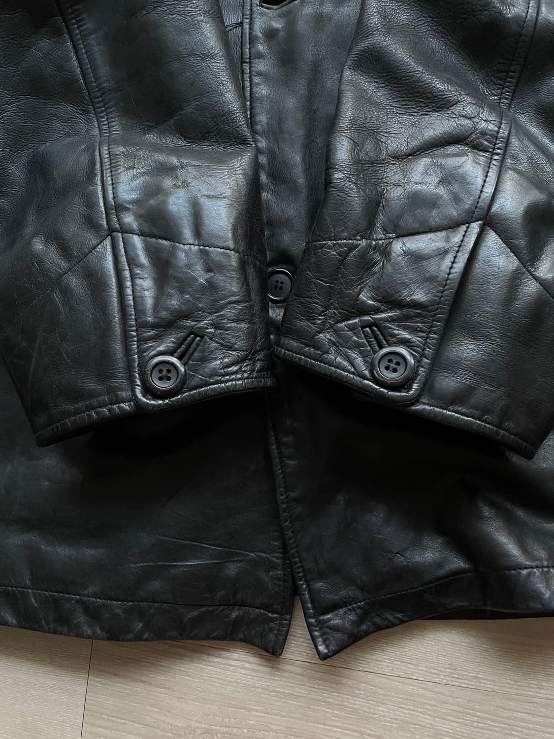 90s 올드갭 레더 카코트 gap carcoat 상품이미지6