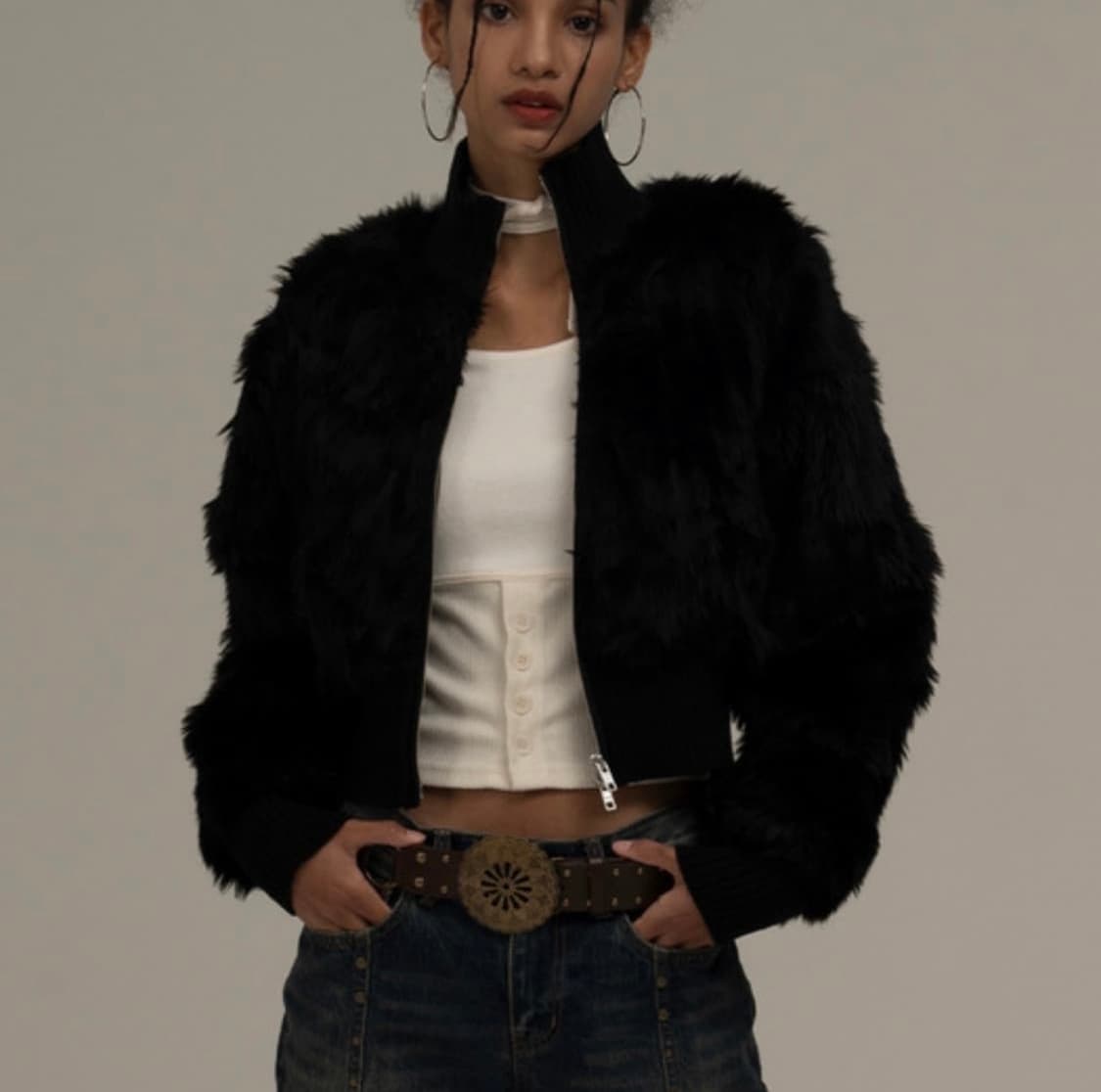 미드나잇무브 퍼자켓 상품이미지1