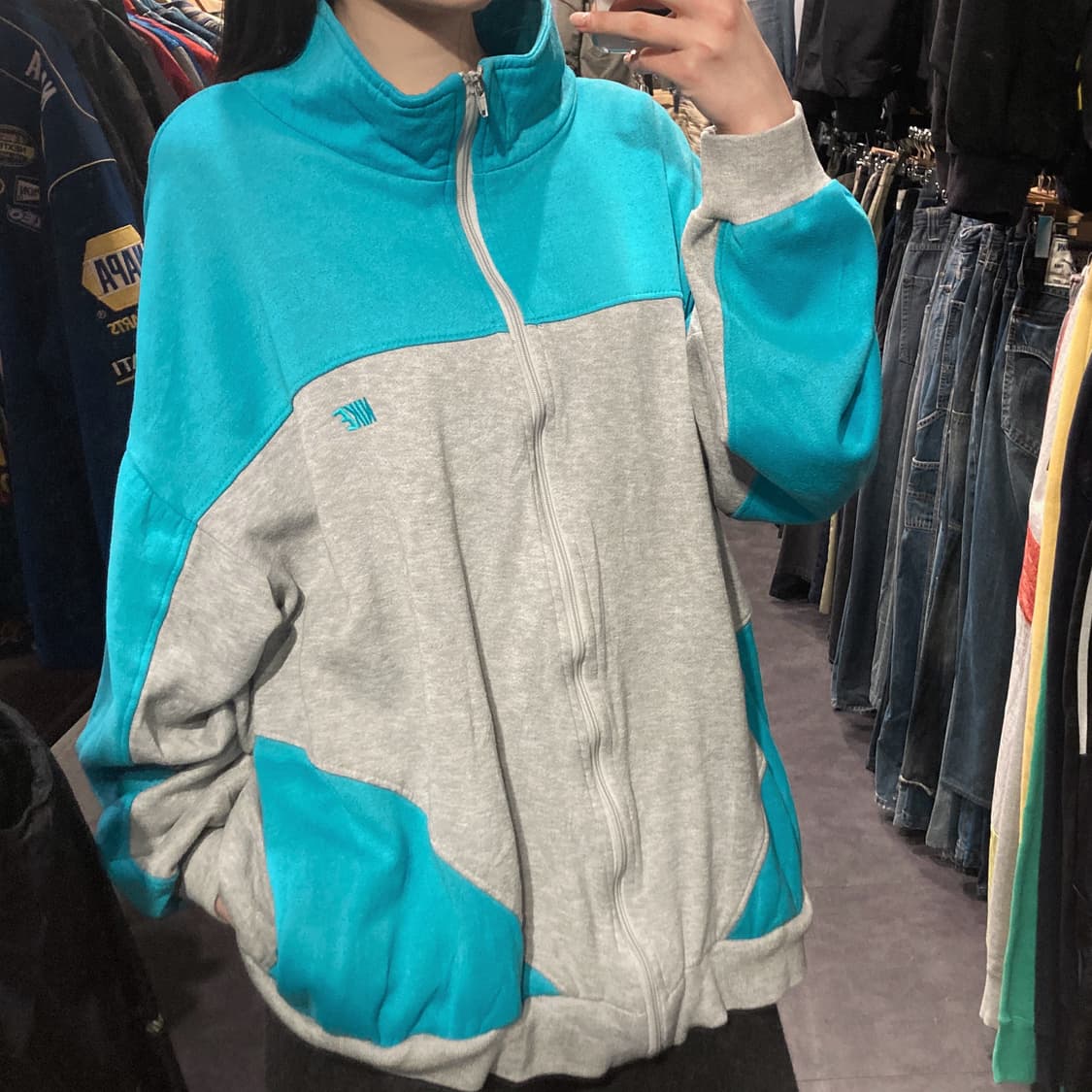 [IM] 나이키 스웻 집업 아쿠아그린 상품이미지2