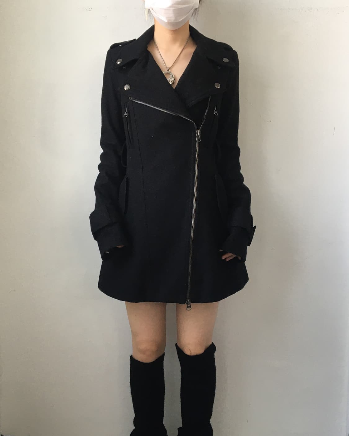 Woolen rider coat 상품이미지8