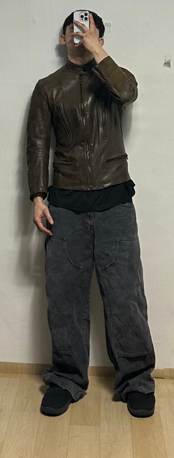 탑기어 쉽스킨 바이커자켓 상품이미지5