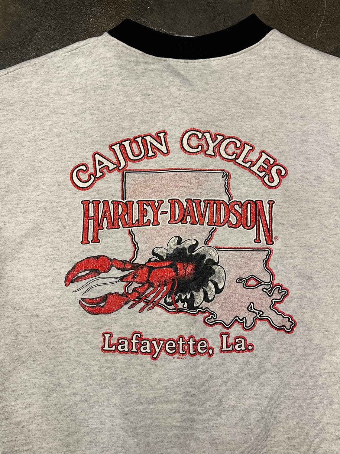 90s 할리데이비슨 made in USA 롱슬리브 집업 XXL 상품이미지8