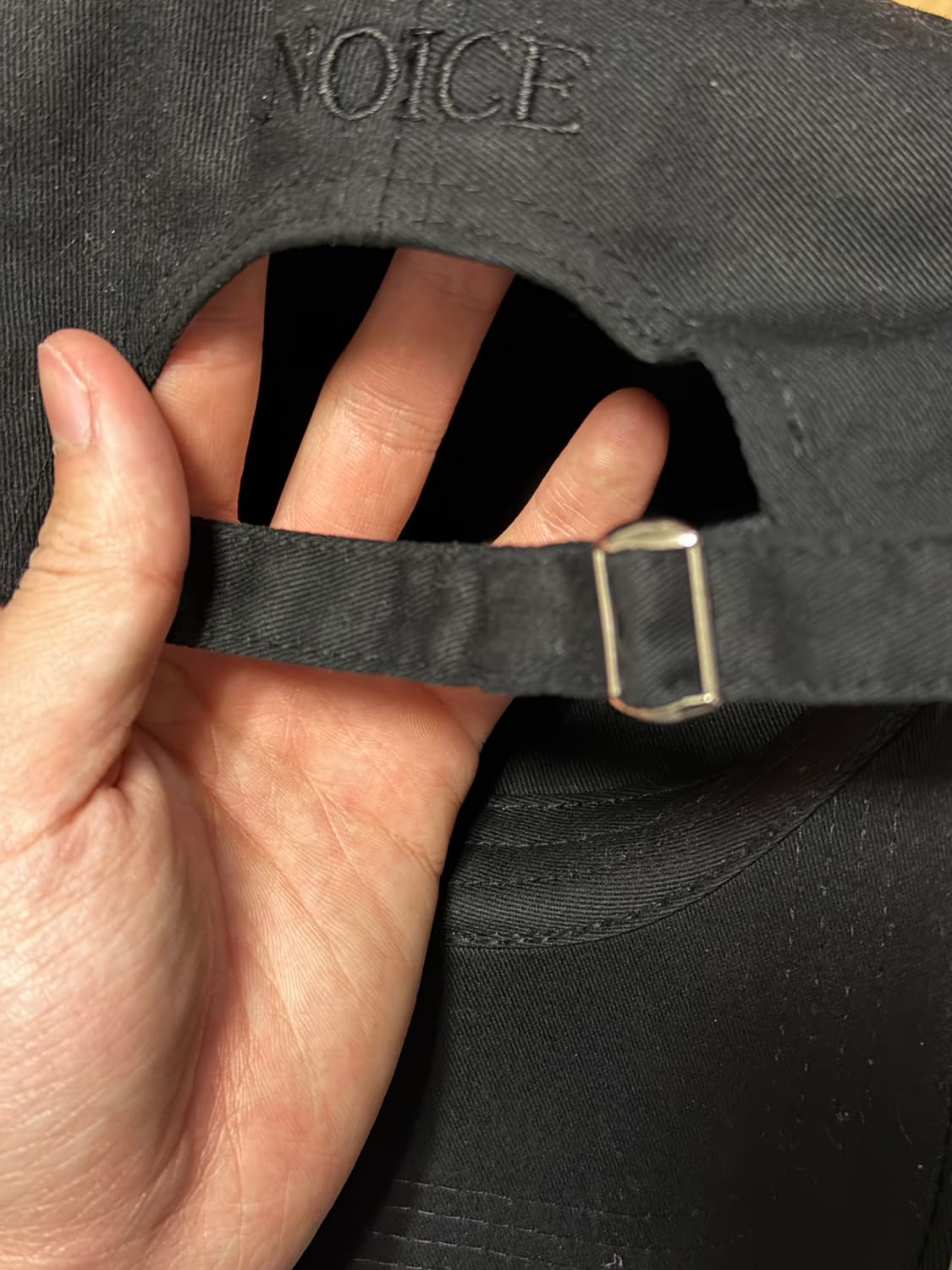 NOICE X 오아시스 자수 밴드 볼캡 블랙 상품이미지2