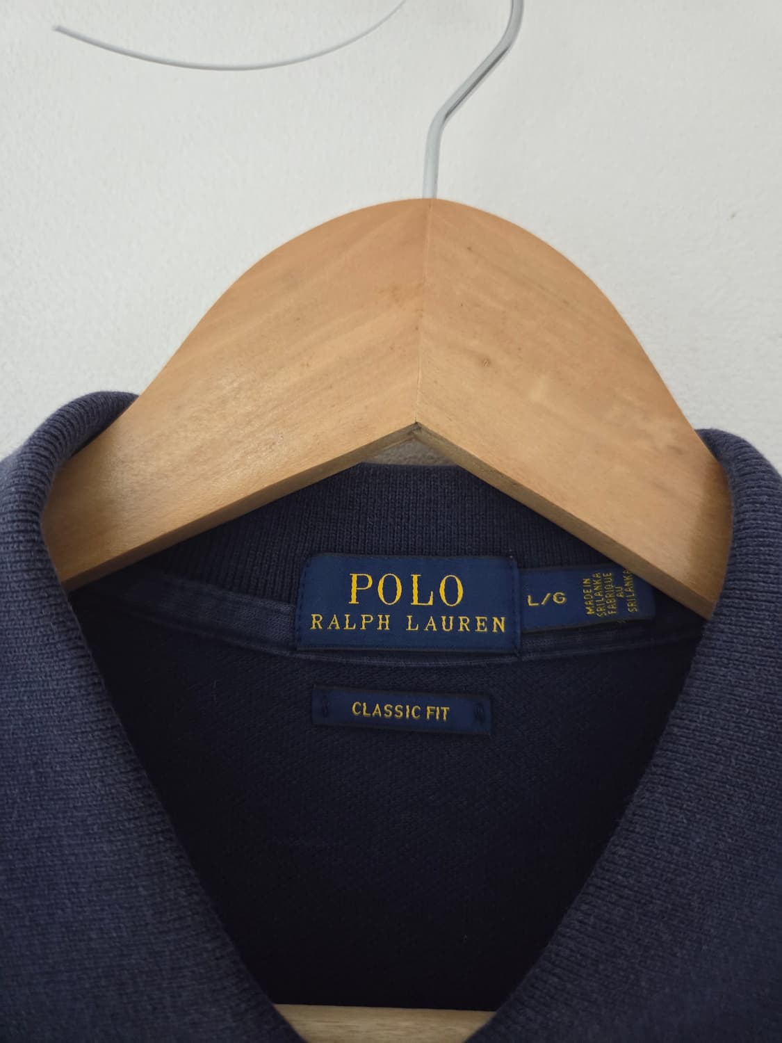 폴로랄프로렌 네이비 반팔카라티(화이트포니,95사이즈) 상품이미지4