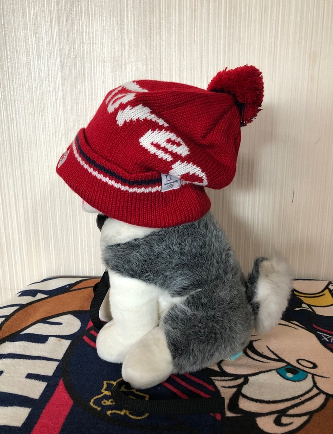 (2) 노스페이스 팀코리아 방울비니/국대비니(레드) 2018평창 상품이미지9