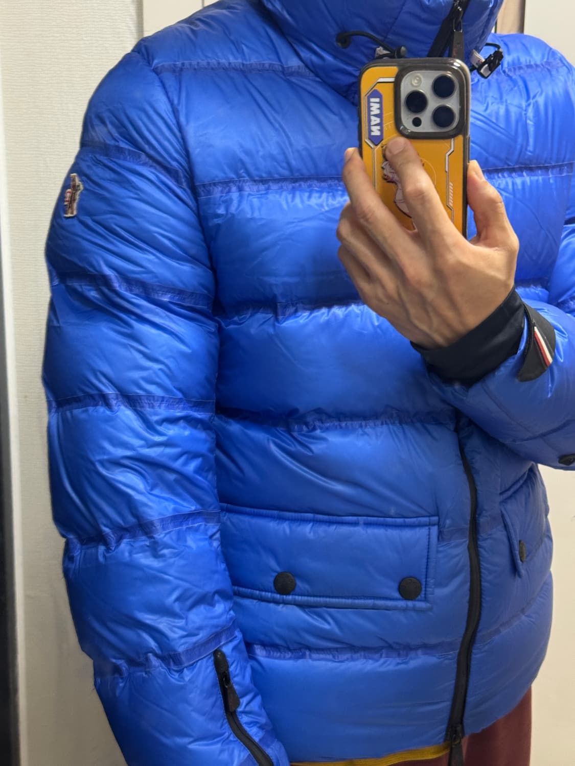 몽클레르 (글레노블 스키 라인) 블루 남성 패딩 자켓 몽클레어 상품이미지2