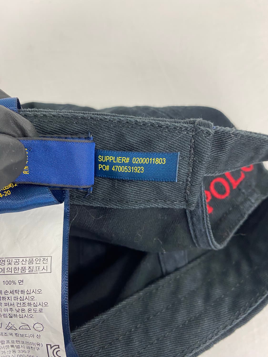 폴로 랄프로렌 블랙 클래식 볼캡 상품이미지8