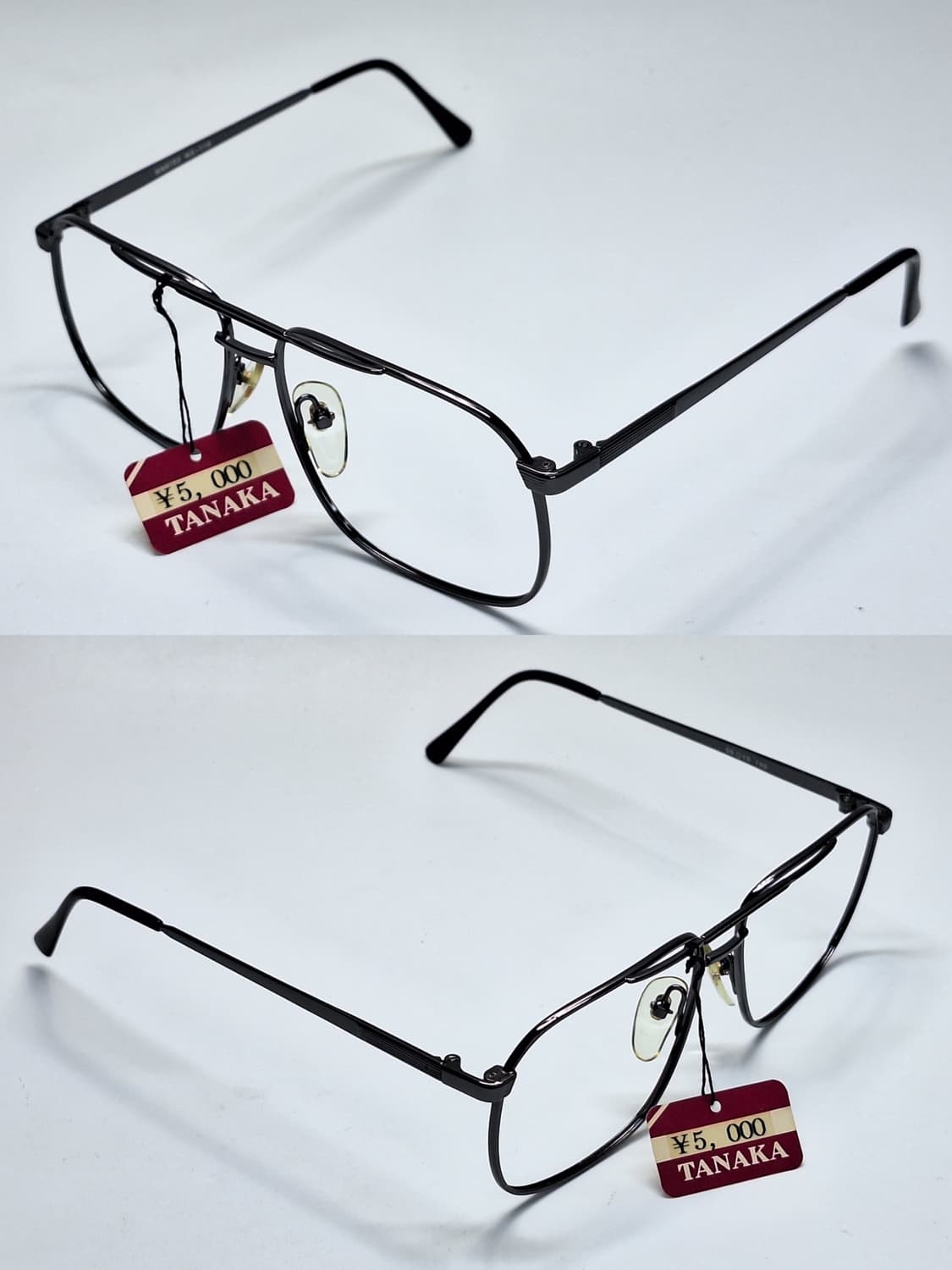 일본 빈티지 데드스톡(미사용)/Wanted wa-116 투브릿지 안경테 상품이미지5