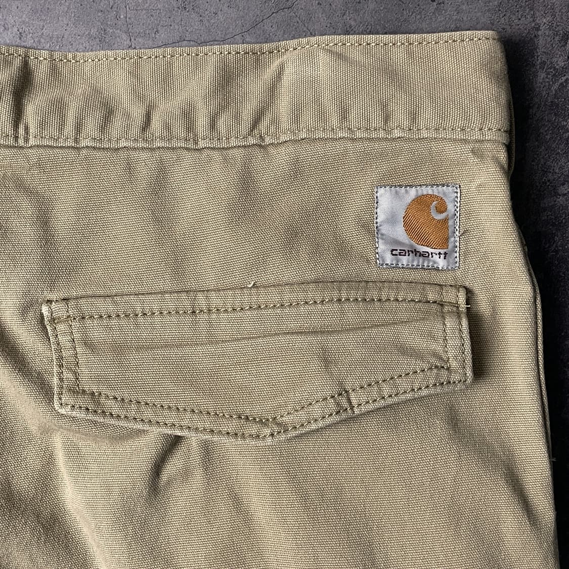 CARHARTT 칼하트 빈티지 베이지 카고 워크 팬츠 A00974 상품이미지8