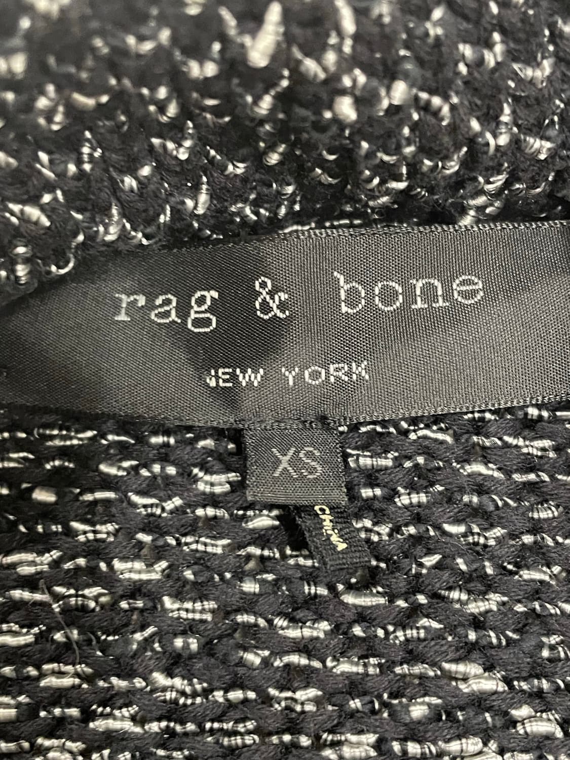 rag & bone 랙 앤 본 사선 모토 니트 재킷 상품이미지8
