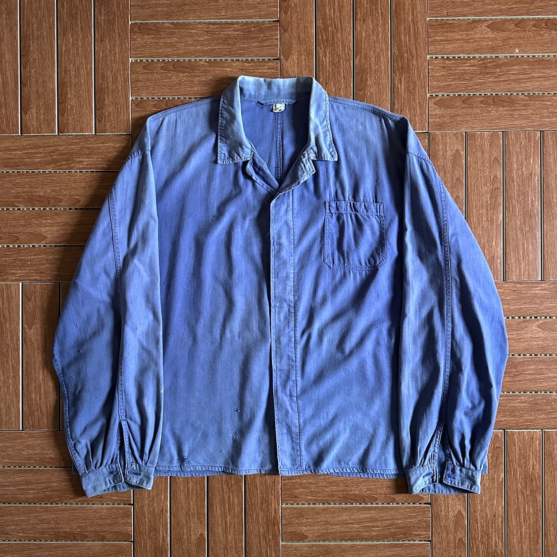 Vintage faded french work shirts 상품이미지1