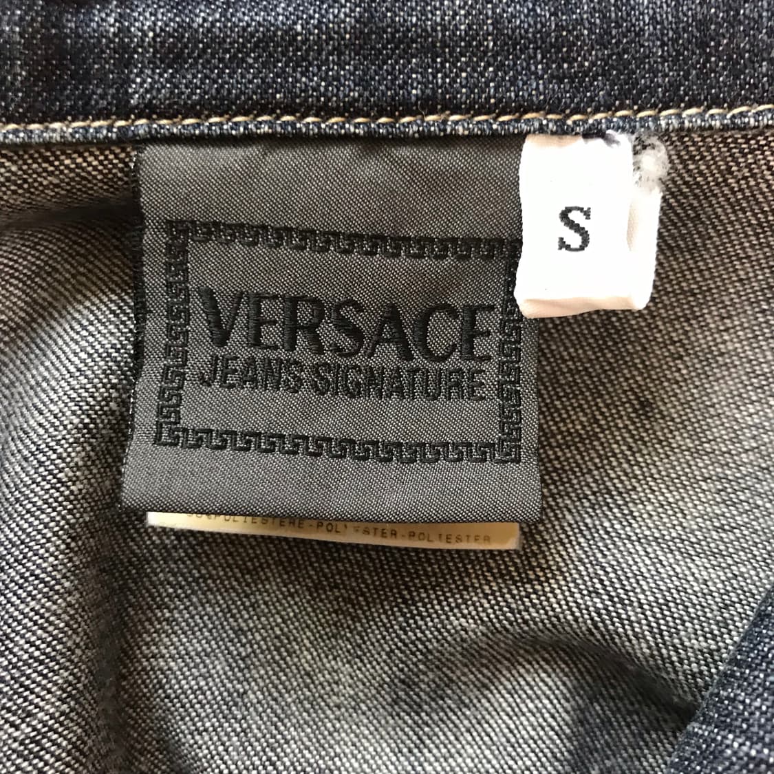 배르사체 크롭 데님자켓 상품이미지6