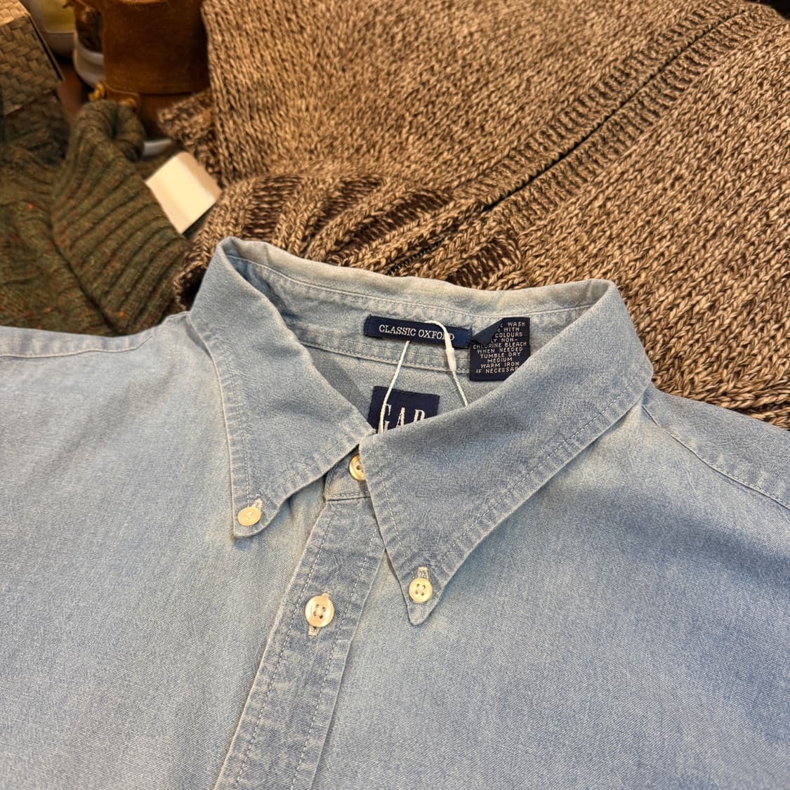 올드갭 클래식 옥스포드 셔츠 XL XXL 105 110 상품이미지5